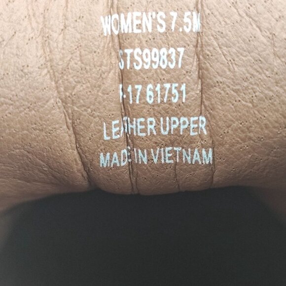 Sperry Women's Top-Sider Celeste Bliss Brown Leather Wedge Boots Size 7.5 - Picture 7 of 8